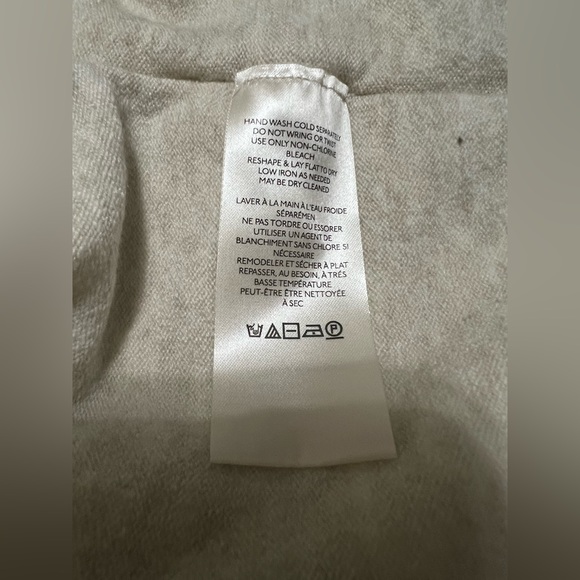 Free People Jamie Sweater Off Shoulder Oversized Oatmeal Heather Size M NWT $148 - Picture 9 of 11